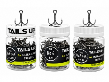 TAILS UP TREBLE HOOKS