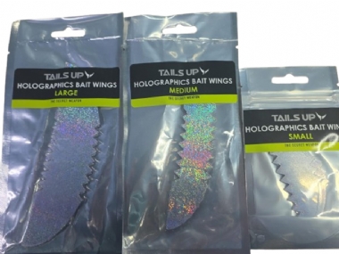 TAILS UP HOLOGRAPHIC BAIT WINGS