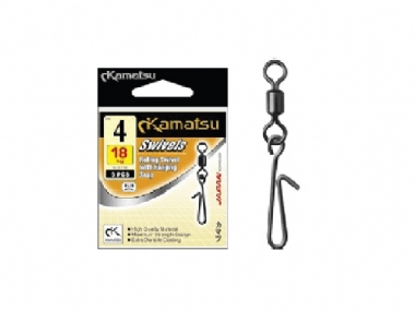 KAMATSU ROLLING SWIVEL WITH HANGING SNAP (K-3018)