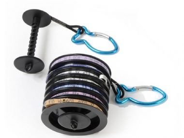 XPLORER TIPPET SPOOL HOLDER WITH CARABINEER