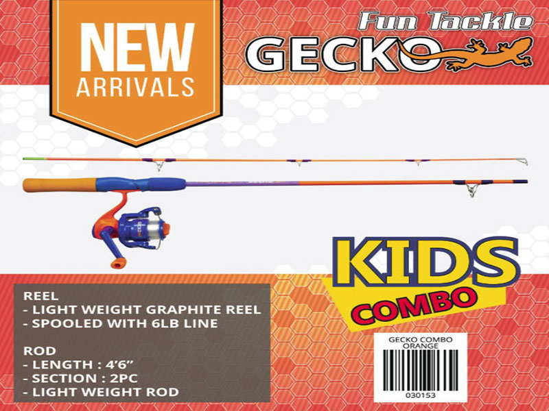 FUN TACKLE GECKO KIDS COMBO 4.6FT