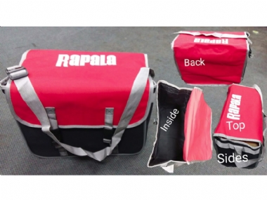 RAPALA TACKLE BAG BLACK AND RED