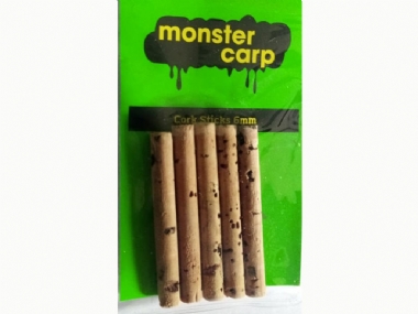 MONSTER CARP CORK STICKS 6MM