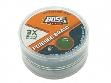 BOSS BRAID FINESSE BRAID GREEN 200M