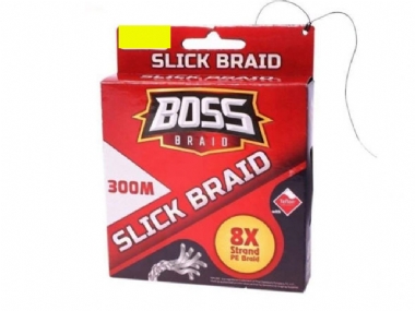 BOSS BRAID SLICK BRAID YELLOW 300M