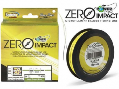 POWER PRO ZERO IMPACT AQUA GREEN /BLACK 300YDS