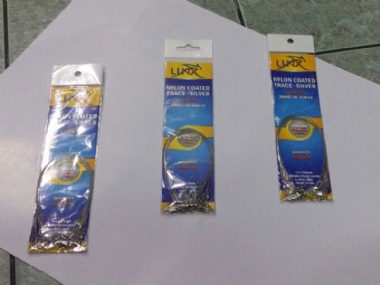 LINX NYLON COATED TRACE SILVER 9''