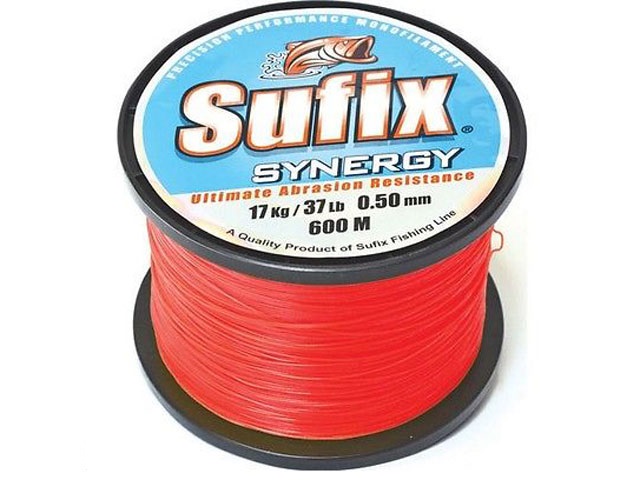 SUFIX SYNERGY MONOFILAMENT NEON ORANGE 600M_