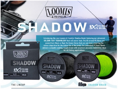 LOOMIS & FRANKLIN SHADOW 8X BRAID HI-VIS GREEN 300M