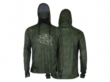 OKUMA OLIVE CAMO HOODIE