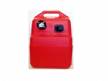 GANIS RED PLASTIC FUEL TANK 25L