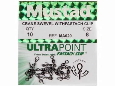 MUSTAD CRANE SWIVEL WITH FASTACH CLIP