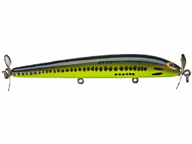 BAGLEY BALSA BANGOLURE TOPWATER TWIN SPIN 3/8OZ