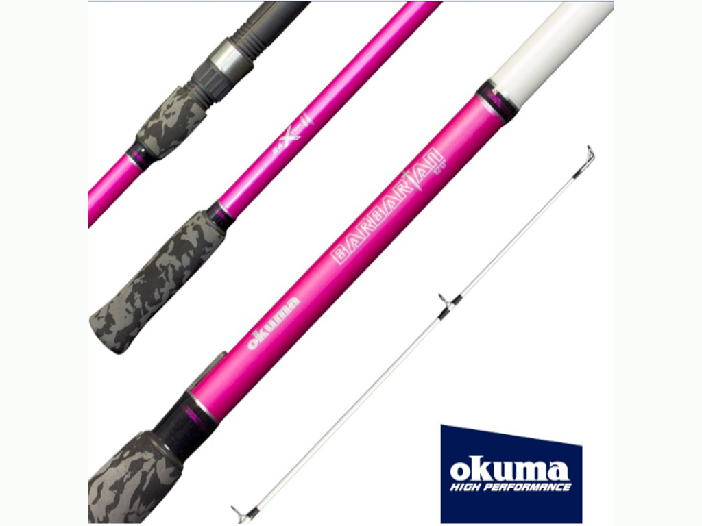 OKUMA BARBARIAN PINK - fishing rods