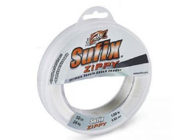 SUFIX ZIPPY SUPPLE SHOCK LEADER CLEAR 100M