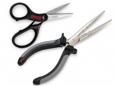 RAPALA PLIERS AND SUPER LINE SCISSORS COMBO WITH SHEATH