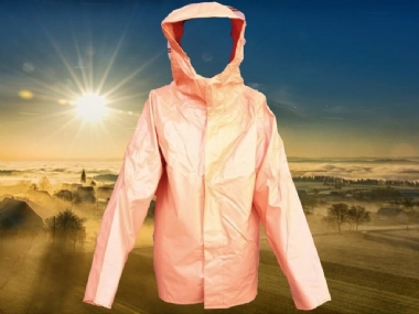 GANIS ORANGE RAINSUIT JACKET