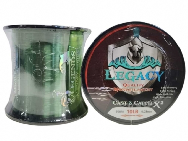 LEGENDS LEGACY SERIES CAST & CATCH X2 DARK GREEN  500M