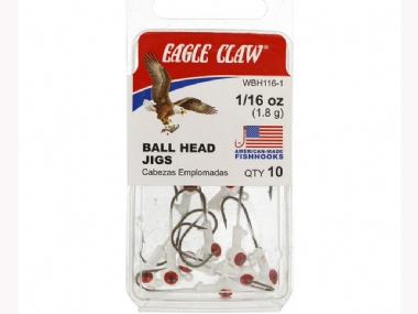 EAGLE CLAW BALL JIGS WHITE