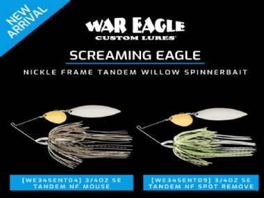 WAR EAGLE SCREAMING EAGLE NICKEL  FRAME TANDEM  WILLOW 3/4oz