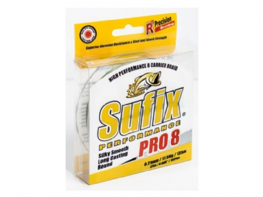 SUFIX PERFORMANCE PRO 8 LOW VIS GREEN 275M