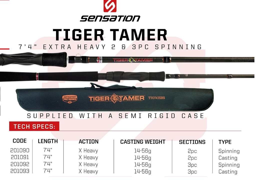 SENSATION TIGER TAMER TRAVEL - fishing rods