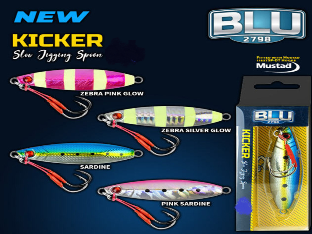 BLU SLOW JIGGING KICKER SPOON 40G