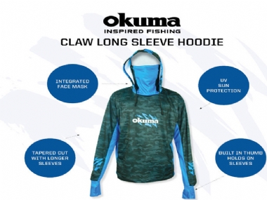 OKUMA CLAW LONG SLEEVE HOODIE