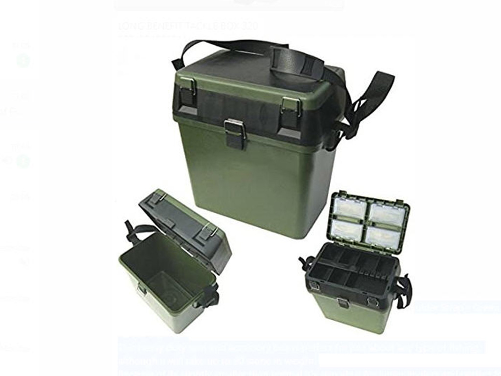Strap on shop tackle box