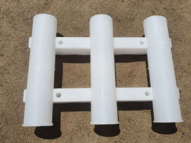 GANIS 3 ROD HOLDER WHITE