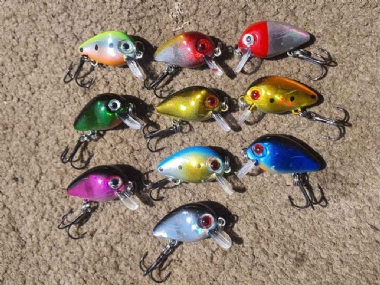 GANIS SINGLE HOOK YELLOW FISH LURES
