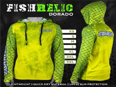 FISH RELIC HOODIE DORADO LONG SLEEVE SHIRTS