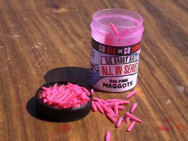 BIG DADDY BAITS ALL IN ONE SERIES BIG PINK MAGGOTS 50ML
