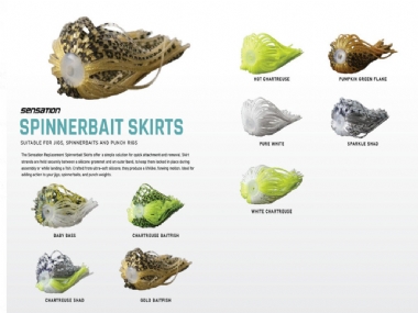 SENSATION SPINNERBAIT SKIRTS