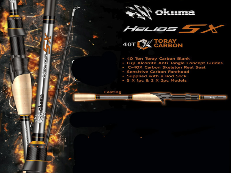 okuma helios casting rod