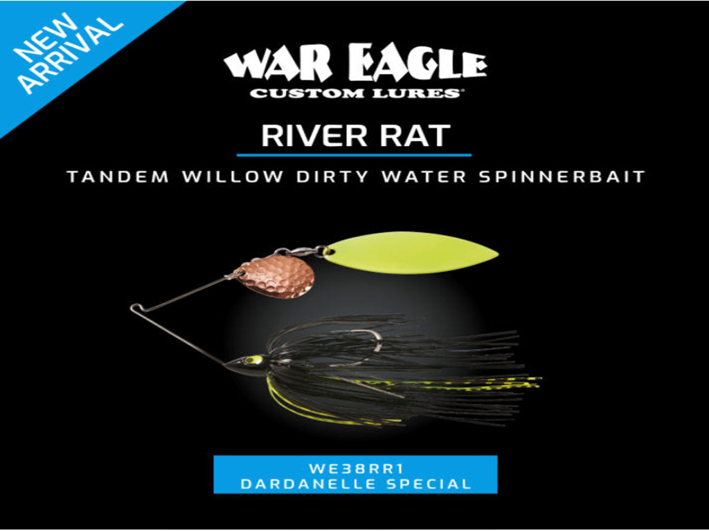 WAR EAGLE RIVER RAT TANDEM YELLOW 3/8oz