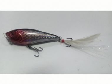 SILVER BLACK RED HEAD 