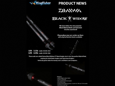 DAIWA BLACK WIDOW XT BANK ANGLER