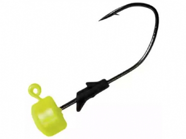 EAGLE CLAW CHARTREUSE FINESSE JIG HEADS